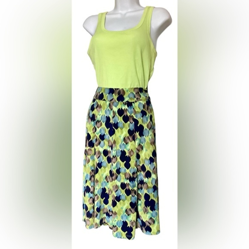 💙💚 Set 2 Piece 💚💙 Green Blue Skirt Lily Medium